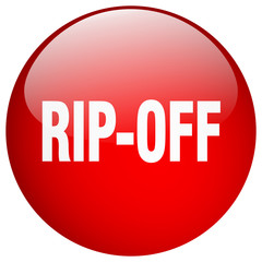 rip-off red round gel isolated push button