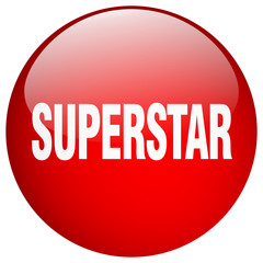 superstar red round gel isolated push button
