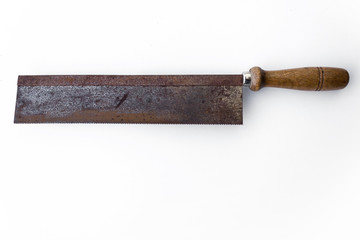 saw / old handsaw isolated - vintage tools