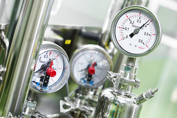 Heating system boiler room equipments