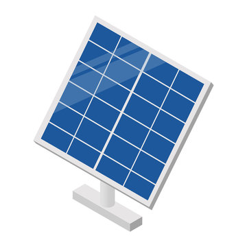 Solar Panel Isometric 3d Icon