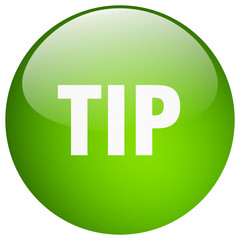 tip green round gel isolated push button