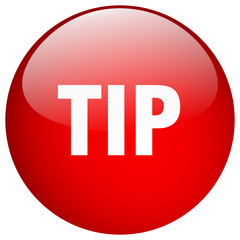 tip red round gel isolated push button