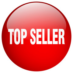 top seller red round gel isolated push button