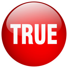 true red round gel isolated push button