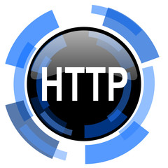 http black blue glossy web icon