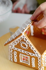 Making of gingerbread house