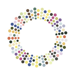 Abstract colorful circle.Vector design element
