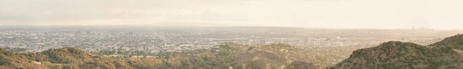 Vue panoramique sur la ville de Los Angeles
