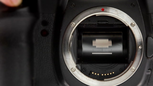 Super Slow Motion Photo Camera Mirror, Sensor and Shutter Mechanism