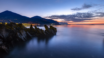 Obraz premium Captivating Coastal Sunset