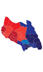 Johor Map - District