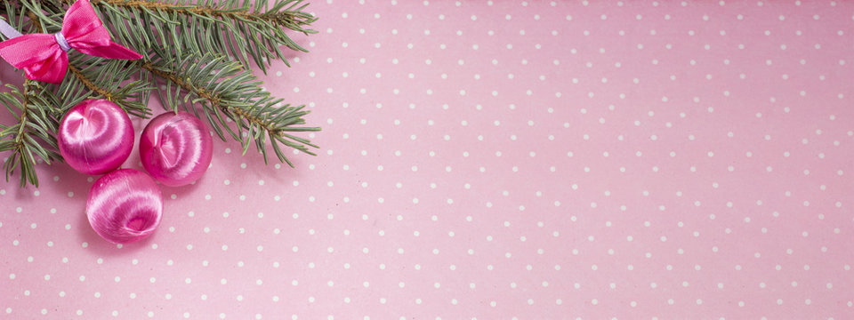 Christmas decoration banner in 8 x 3 resolution