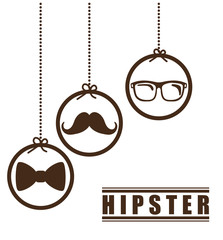 Hipster retro and vintage
