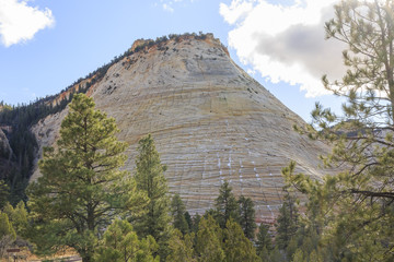 Travelling in the famous Zion National Park