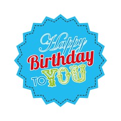 happy birthday design 