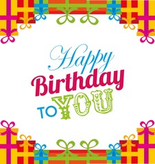 happy birthday design 