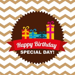 happy birthday design 