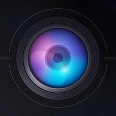 Stylized camera lens v1