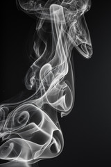 swirls of smoke