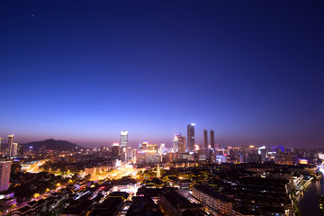 Fototapeta premium Chinese city at night