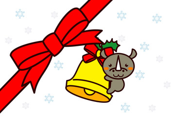 クリスマスフレームの動物シリーズ