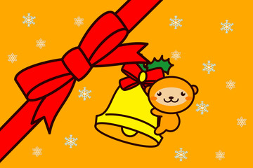 クリスマスフレームの動物シリーズ