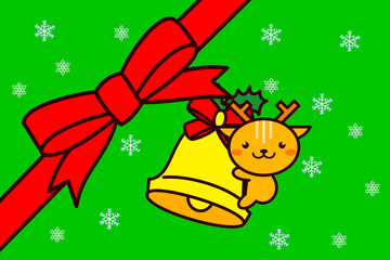 クリスマスフレームの動物シリーズ