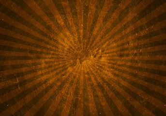 grunge orange abstract starburst background