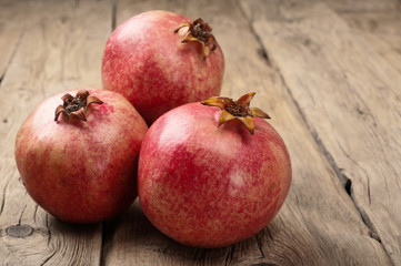 Ripe pomegranate fruit