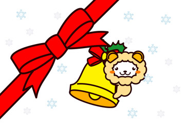 クリスマスフレームの動物シリーズ