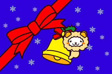 クリスマスフレームの動物シリーズ