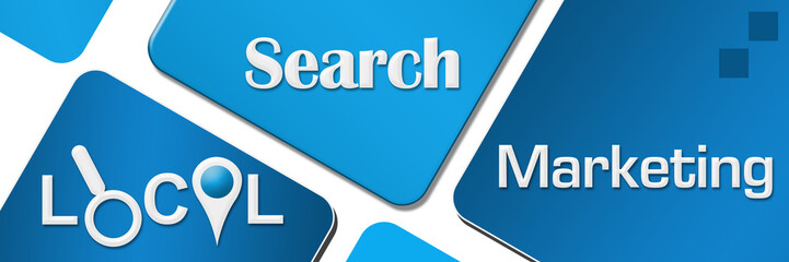 Local Search Marketing Blue Rounded Squares Horizontal 