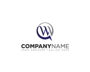 W circle logo design iinspiration