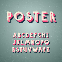 Deco poster typeface