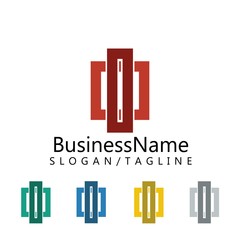 Square vector logo icon