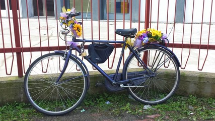 Bicicletta decorata