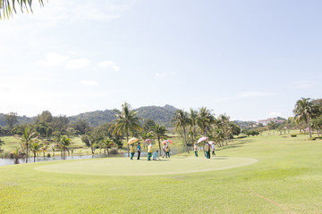 Fototapeta premium golf link 