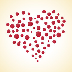 Valentines day postcard