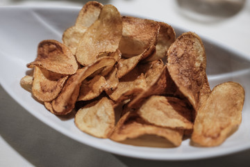 Homemade potato chips