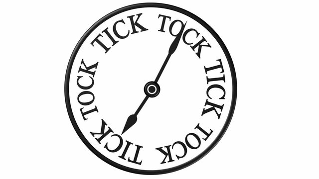 Tick Tock Clock animation