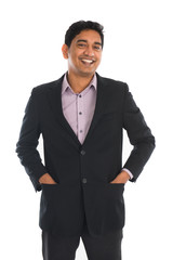 indian business male in coat