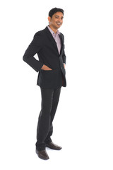 indian business male in coat