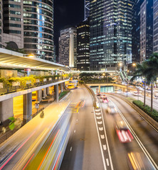 Hong Kong traffic rush