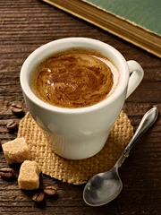 Fotobehang coffee cup drink espresso cafe mug © Lumos sp