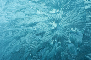 Pattern of the ice surface.