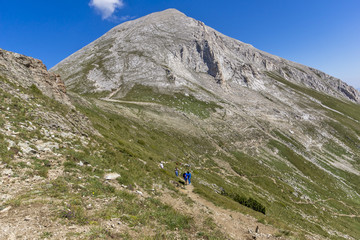 Fototapeta na wymiar Amazing view of Vihren Peak, Pirin Mountain, Bulgaria