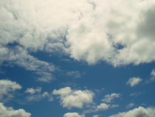 Clouds on a spring day