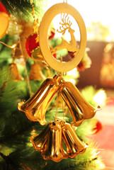 Bells in Christmas tree