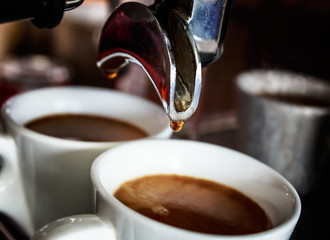 coffee machine makes two coffee